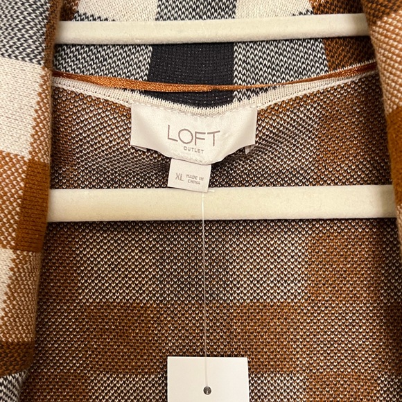 NWT Loft Women’s Long Cardigan Size XL - Picture 3 of 8